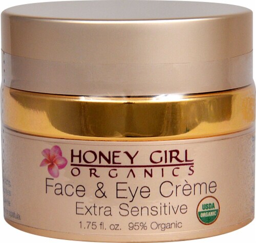 Honey Girl Organics  Face and Eye Creme Extra Sensitive Perspective: front