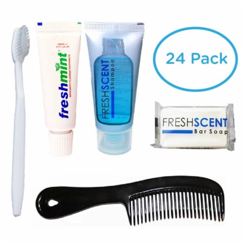 Your Shopping Depot 061-0003 Just the Basics 5 Piece Hygiene Kit Case of 24 Kits Perspective: front
