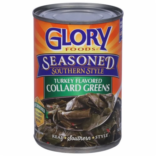 Glory Foods Seasoned Southern Style Collard Greens, 98 oz - Foods Co.