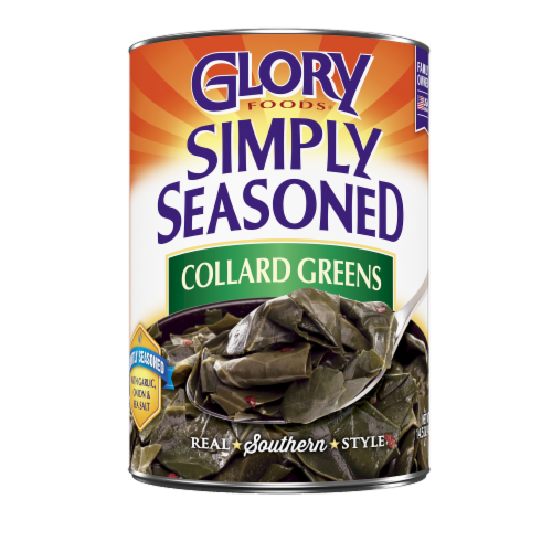 Glory Foods Simply Seasoned Collard Greens Perspective: front