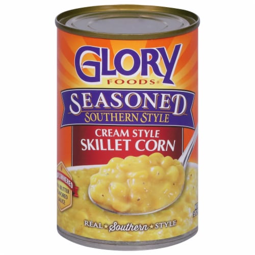 Glory Foods® Seasoned Southern Cream Style Skillet Corn Perspective: front