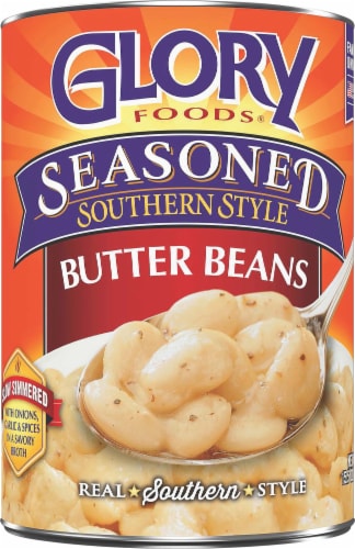 Glory Foods® Seasoned Southern Style Butter Beans Perspective: front