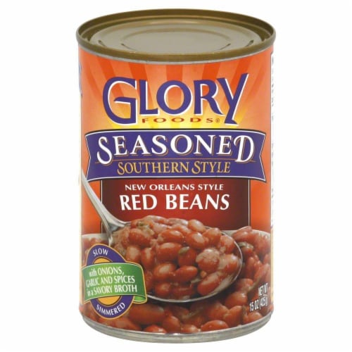 Glory Foods Seasoned Red Beans Perspective: front