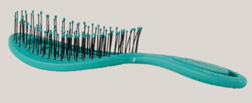 Bass Brushes- The BIO-FLEX Swirl Detangling Pet Brush Perspective: front