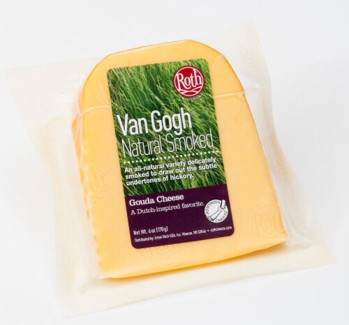 Van Gough Natural Smoked Gouda Perspective: front