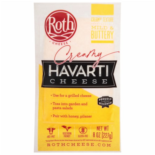 Roth Creamy Havarti Cheese Perspective: front
