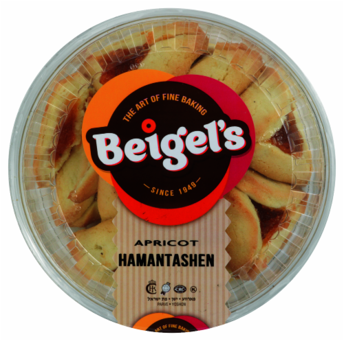 Beigel's Apricto Hamantaschen Fruit Tarts Perspective: front