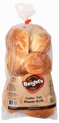Beigel's Challah Style Dinner Rolls Perspective: front