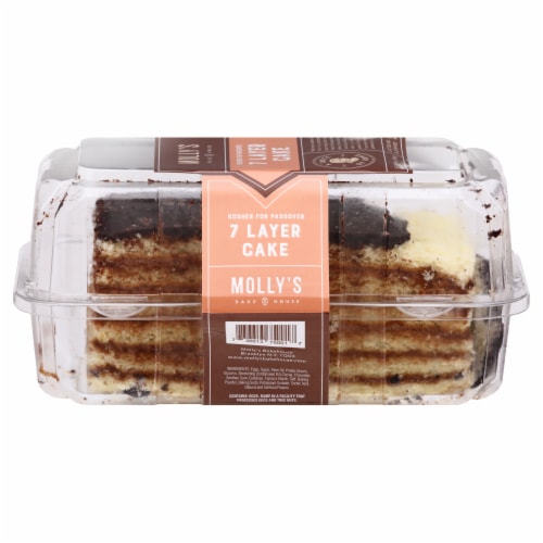 Molly's Bake House Kosher 7 Layer Cake Perspective: front