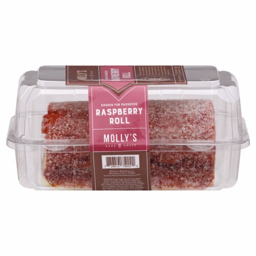 Molly's Bake House Kosher Raspberry Roll Perspective: front