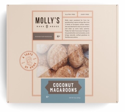 Molly's Passover Coconut Macaroons Perspective: front