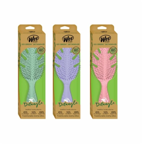 Wet Brush® Go Green™ Detangler Perspective: front