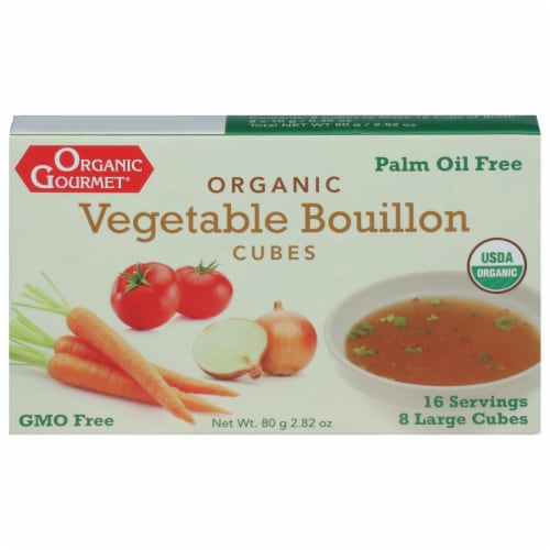 The Organic Gourmet® Vegetable Bouillon Perspective: front