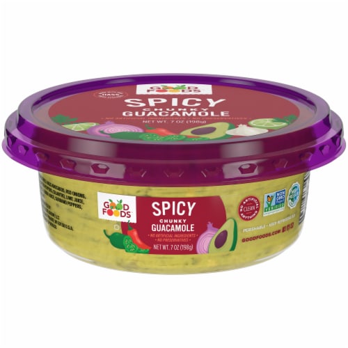 Good Foods Chunky Spicy Guacamole Perspective: front