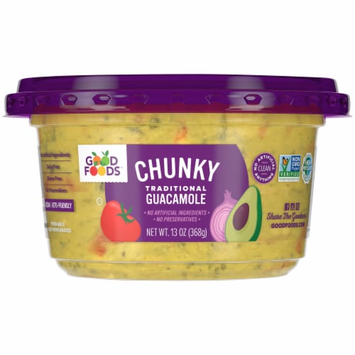 Good Foods Chunky Traditional Guacamole Perspective: front