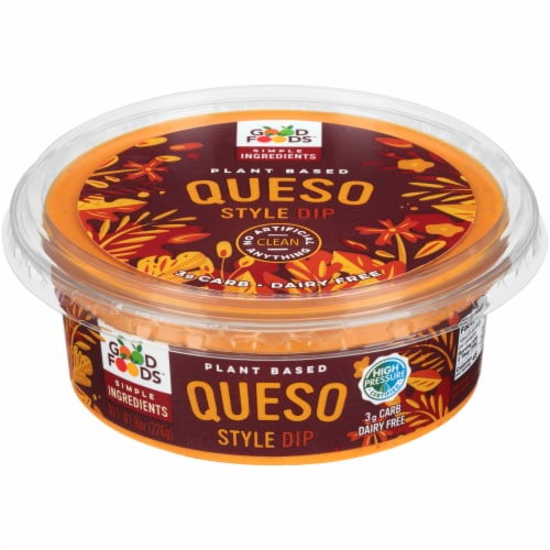 Good Foods Plant Based Queso Style Dip Perspective: front