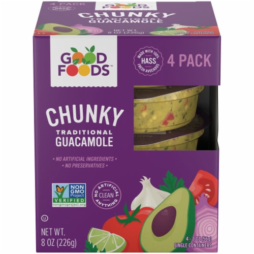 Good Foods™ Traditional Chunky Guacamole Perspective: front
