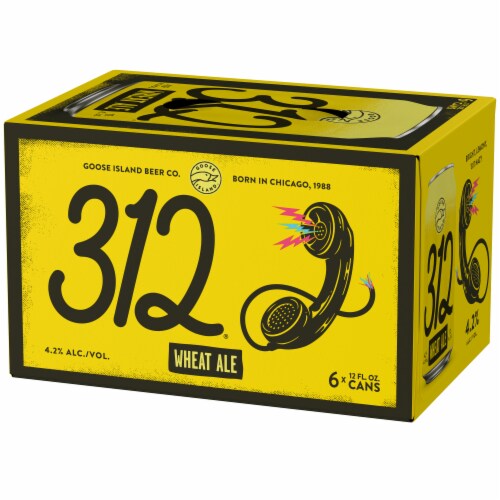 Goose Island 312 Urban Wheat Ale Beer Perspective: front
