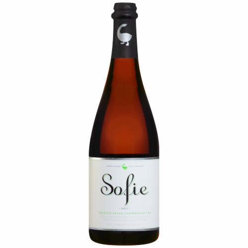 Goose Island Sofie Belgian Style Farmhouse Ale Perspective: front