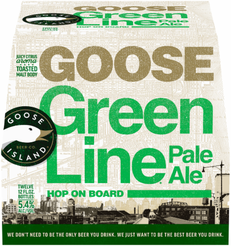 Goose Island Green Line Pale Ale Perspective: front