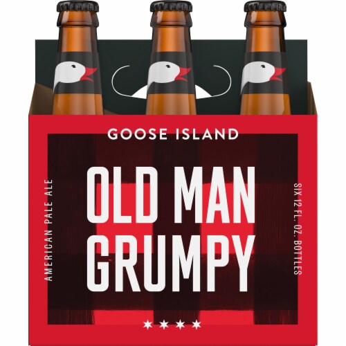 Goose Island Old Man Grumpy American Pale Ale 6-Pack Perspective: front