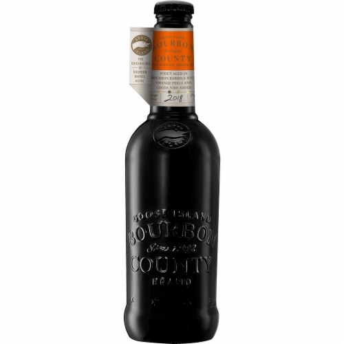 Goose Island Bourbon County Brand Midnight Orange Stout Perspective: front