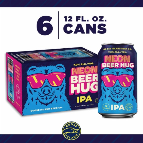 Goose Island Neon Beer Hug IPA Perspective: front