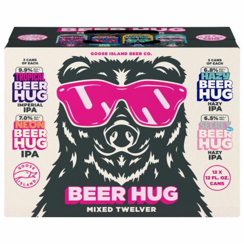 Goose Island Beer Hug IPA Mixed Twelver Perspective: front