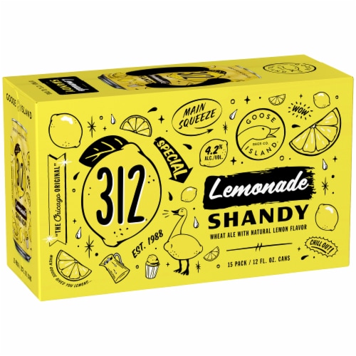 Goose Island Lemonade Shandy Wheat Ale 15 Cans 12 Fl Oz Kroger