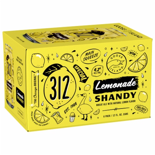 Goose Island 312 Lemonade Shandy Perspective: front
