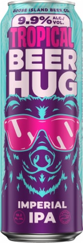 Goose Island Tropical Beer Hug Imperial IPA Single Can Perspective: front
