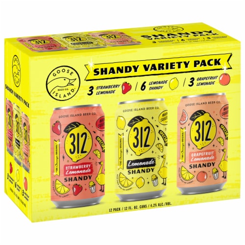 Goose Island 312 Lemonade Shandy Variety Pack Perspective: front