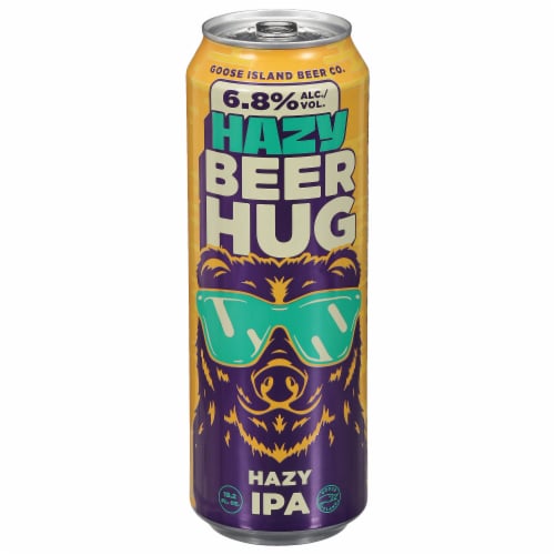 Goose Island Hazy Bright Hug Can Perspective: front