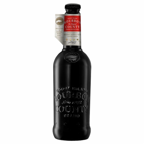 Goose Island Bourbon County Imperial Stout Coffee Beer Perspective: front