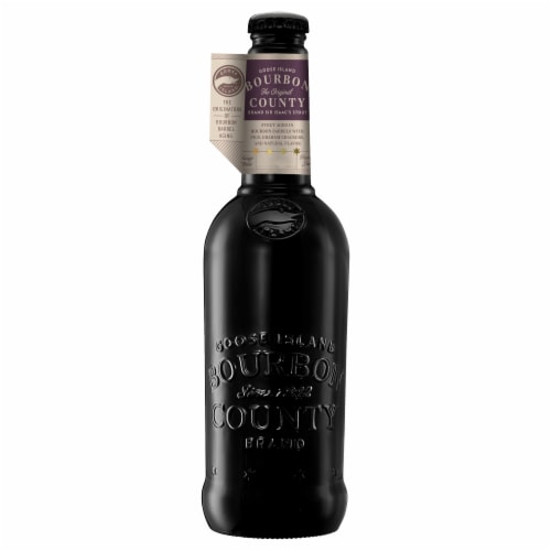 Goose Island Bourbon County Sir Isaac's Imperial Stout Beer Perspective: front
