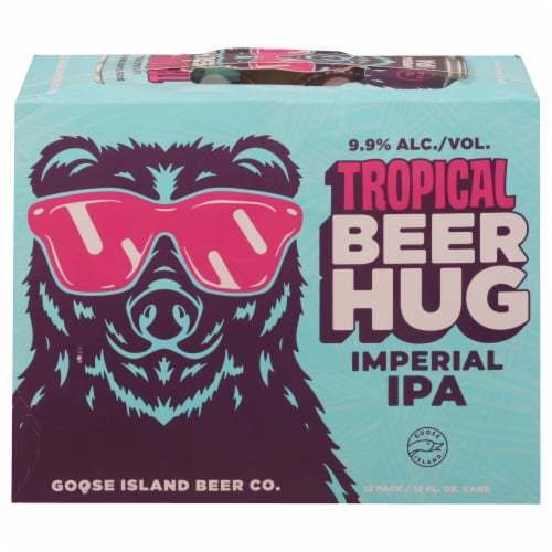 Goose Island Beer Co. Tropical Beer Hug Imperial IPA Perspective: front