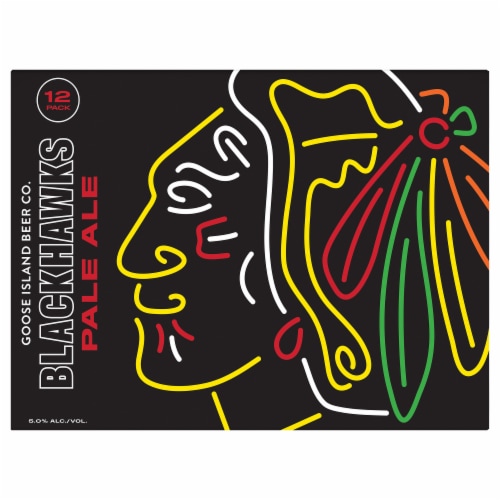 Goose Island Blackhawks Pale Ale Perspective: front