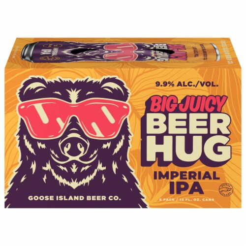 Goose Island Big Juicy Beer Hug Imperial IPA Perspective: front