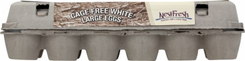 Nest Fresh Cage Free Large White Eggs Perspective: front
