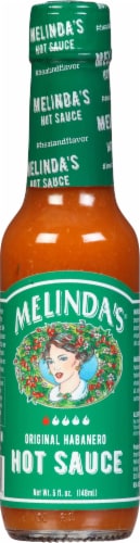 Melindas Original Habanero Hot Sauce Perspective: front