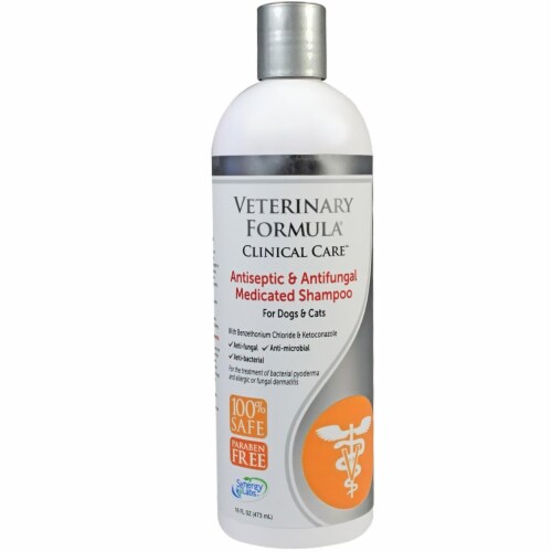 Synergy Labs 369014 16 oz Vet Clinic Care Medical Shampoo Perspective: front