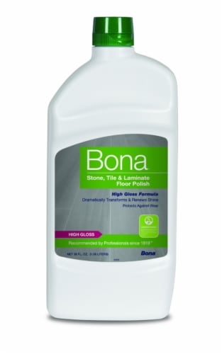 Bona High Gloss Floor Polish Liquid 36 oz. - Total Qty: 1 Perspective: front