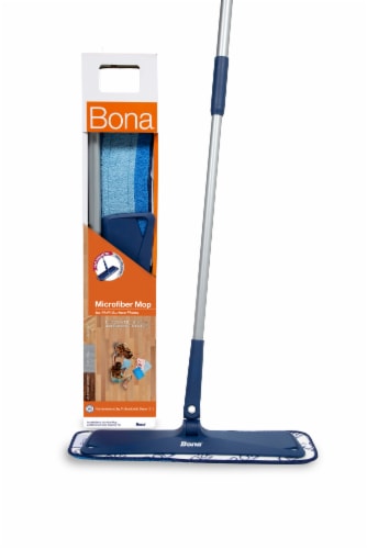 Bona® Microfiber Hard Surface Floor Mop - Blue Perspective: front