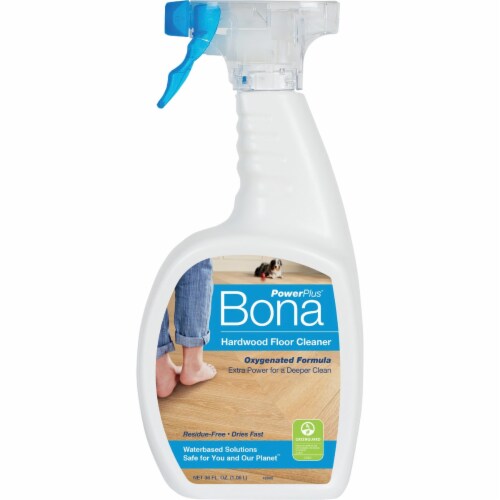 Bona PowerPlus No Scent Hardwood Floor Cleaner Liquid 36 oz. - Total Qty: 8 Perspective: front