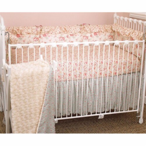 Cotton Tale TP4S Tea Party 4 Piece Crib Bedding Set Perspective: front
