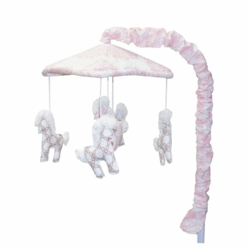 Danica DBA Cotton Tale SWMO Sweet & Simple Pink Musical Mobile Perspective: front
