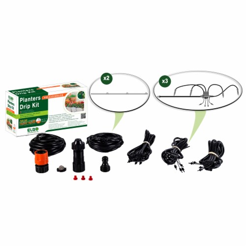Riverstone Industries Planters Drip Kit Perspective: front
