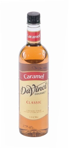DaVinci Gourmet Classic Syrup Caramel Perspective: front