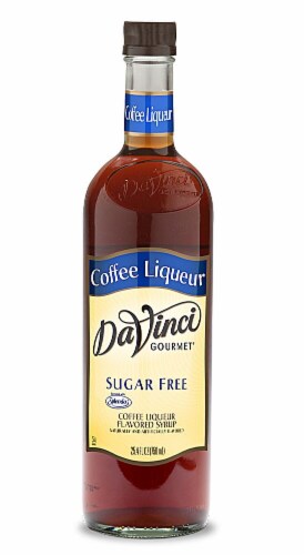 DaVinci Gourmet Sugar Free Coffee Liqueur Flavored Syrup Perspective: front