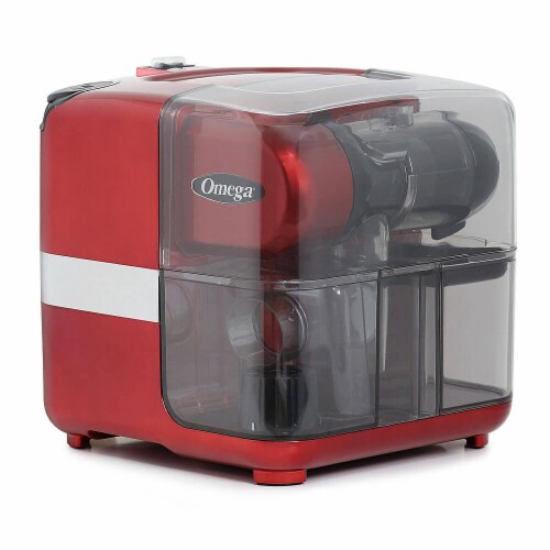 Omega JCUBE500RD Cold Press 365 Masticating Slow Juicer w/ OnBoard